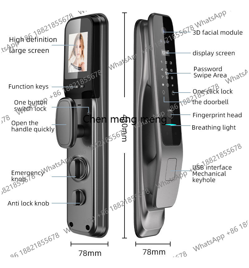 Wifi Doorbell Camera - New X50 Tuya WiFi 3D Face