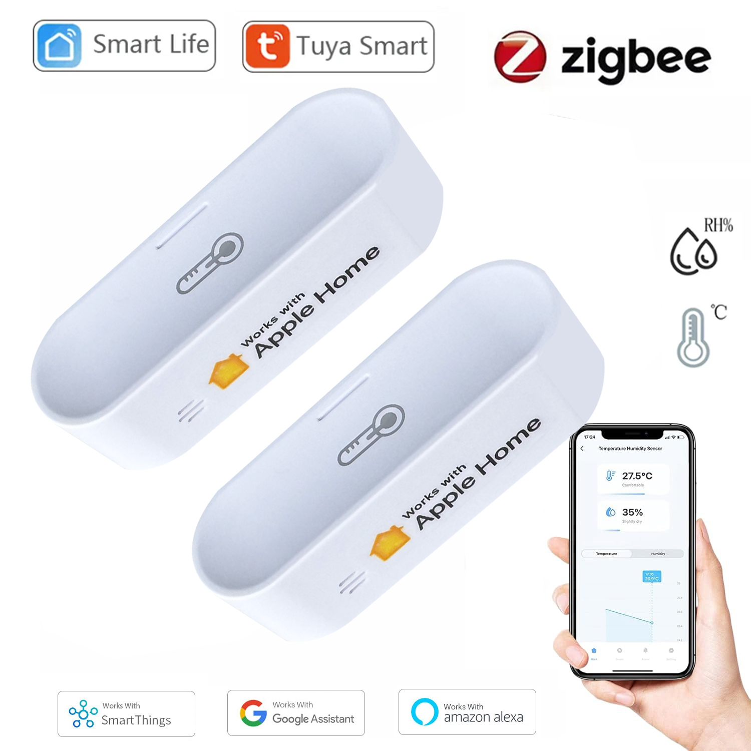 Smart Home For Windows - Tuya Smart Zigbee Temperature and Humidity