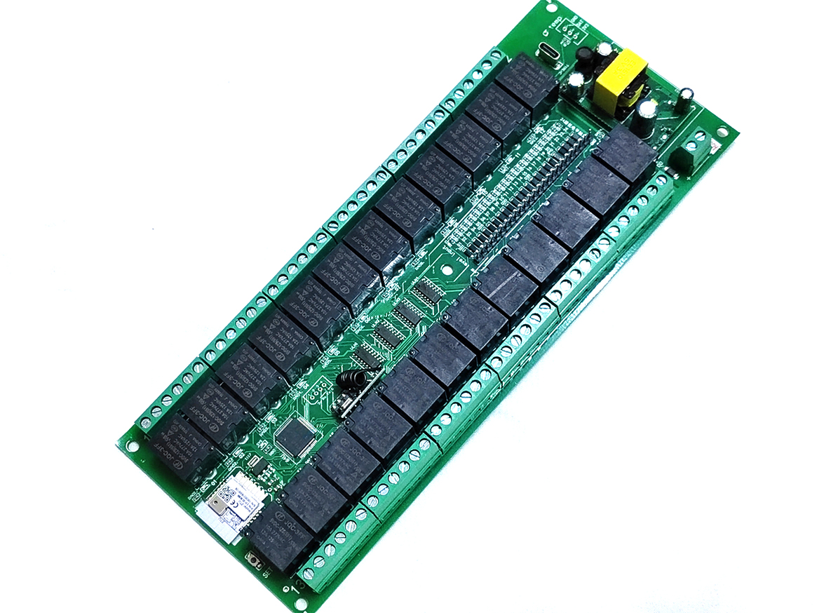 Smart Home Control Panel - Relay Switch Module 24 Channel Works