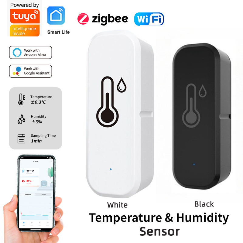 Smart Home Mqtt - Tuya Zigbee/wifi Temperature Humidity Sensor Smart