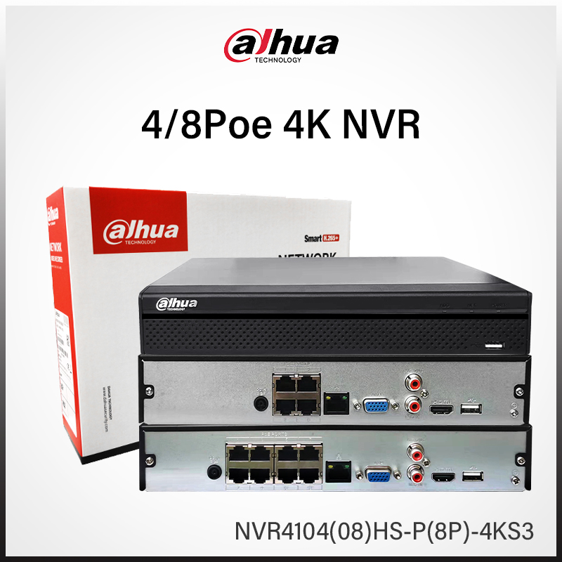 Smart Home Microsoft - Dahua 4 8 POE 4K Network