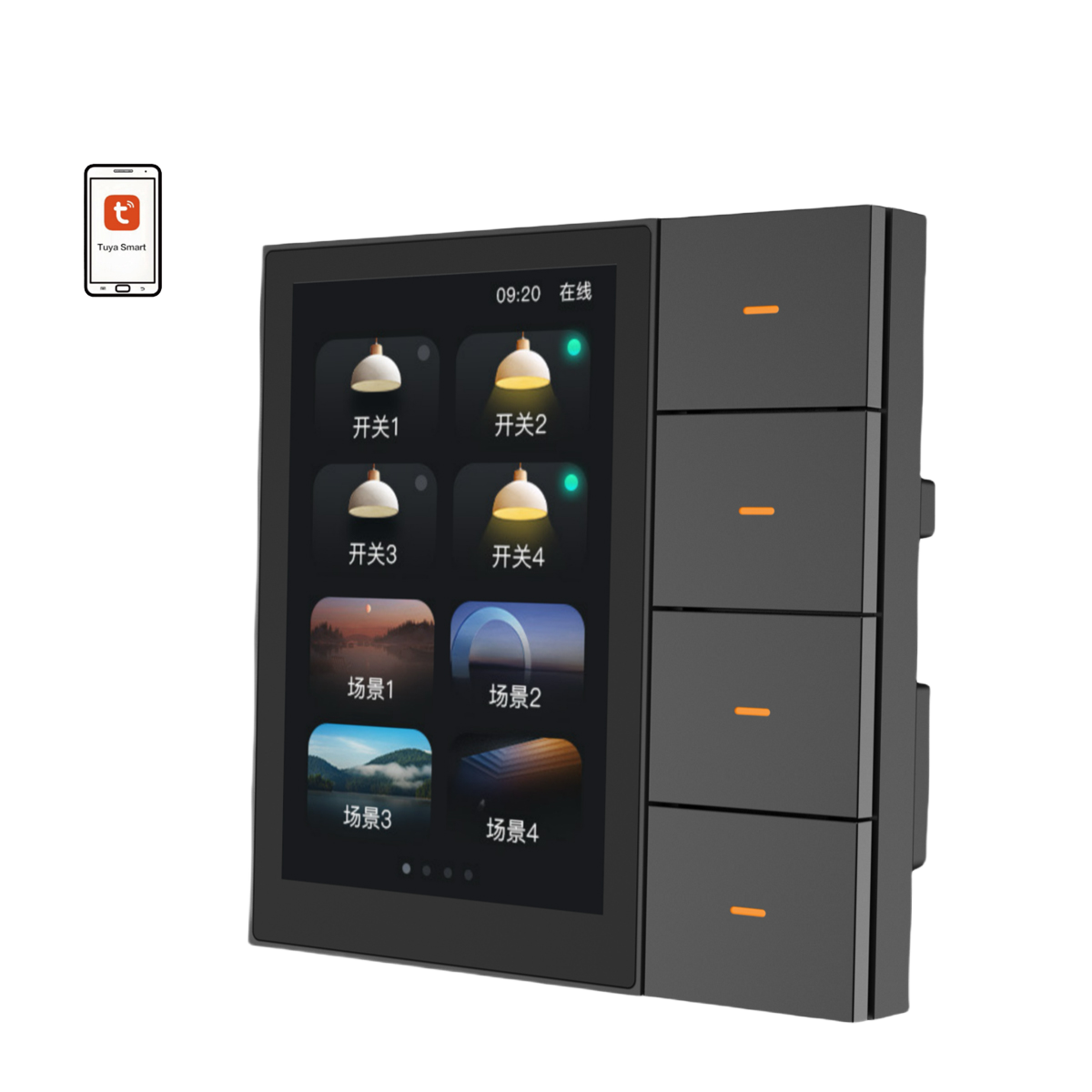 4 Gang Zigbee Smart Life Smart - Smart Home Control Panel 리뷰 및 가격