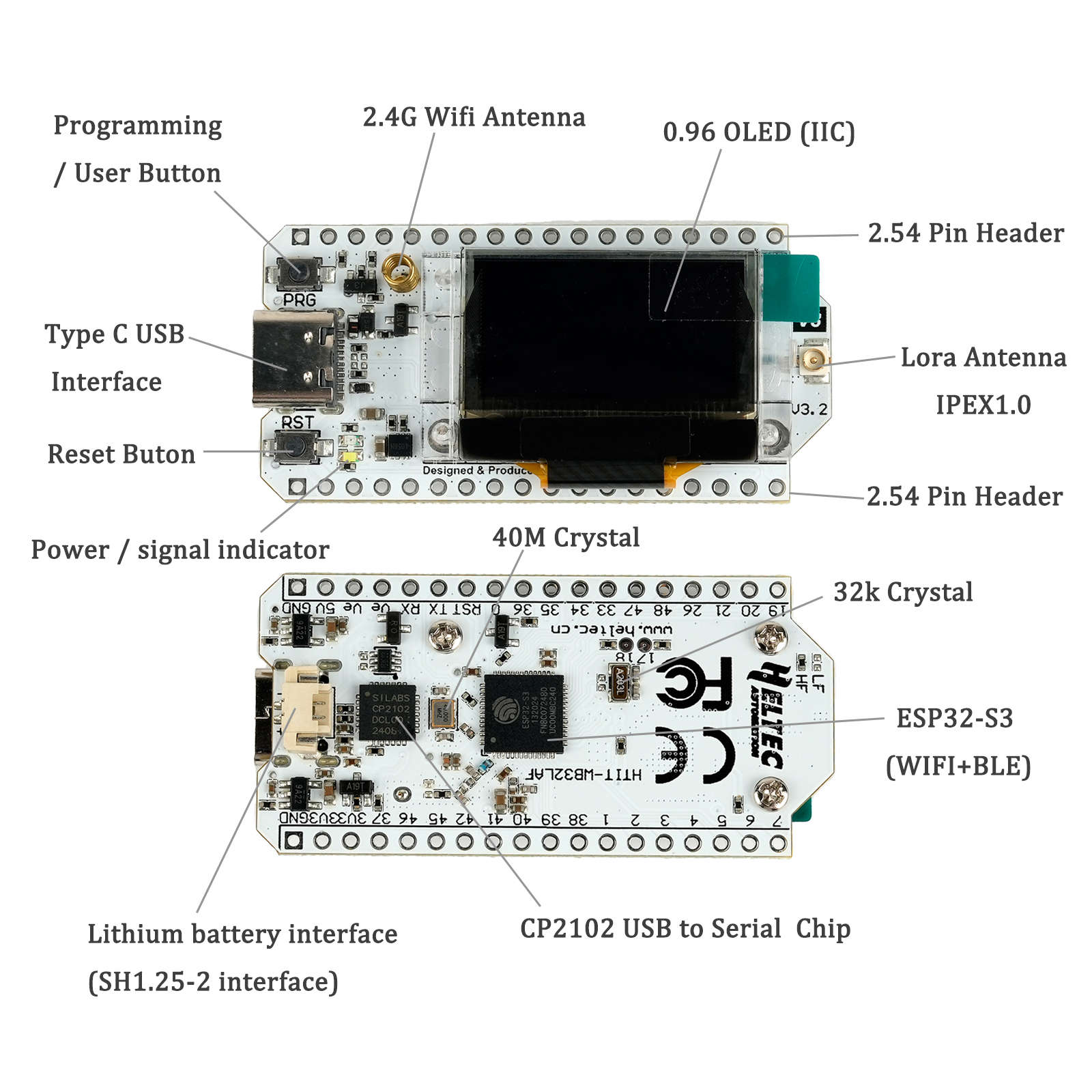 2Sets LoRa32 V3 868MHz 915MHz  - Smart Home Kits 리뷰 및 가격