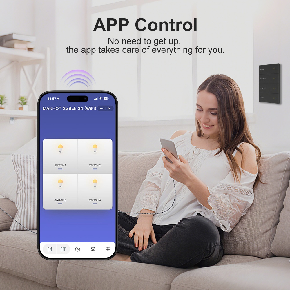Manhot DIY Name Switch Zigbee  - Smart Home Display 리뷰 및 가격