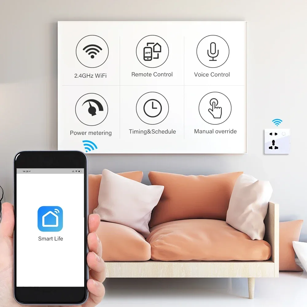 Customized Smart WiFi Wall Soc - Smart Home Control Panel 리뷰 및 가격