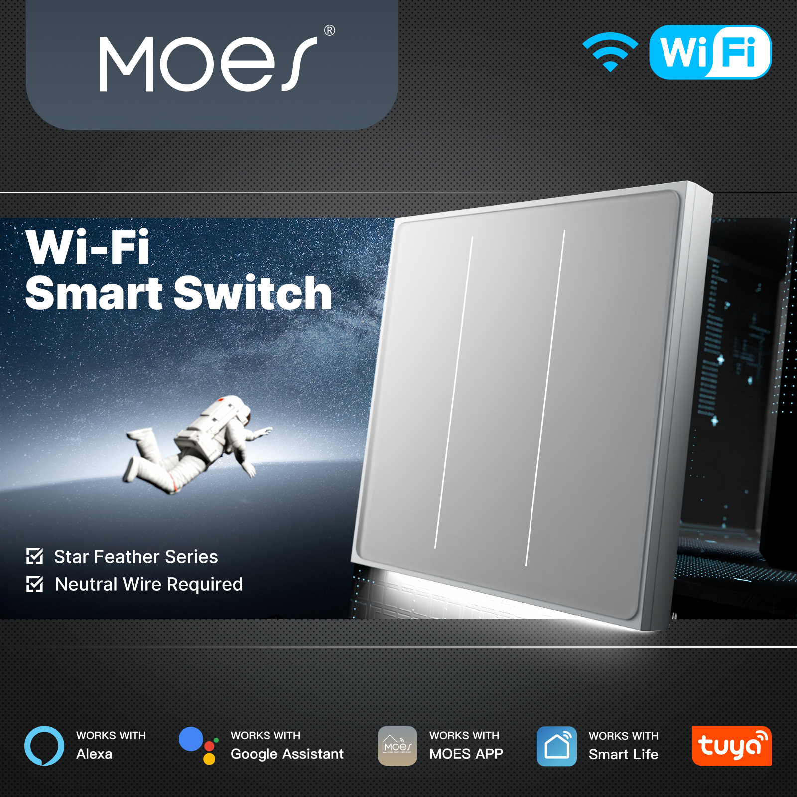 MOES Tuya WiFi Smart Star Feat - Smart Home Remote Control 리뷰 및 가격