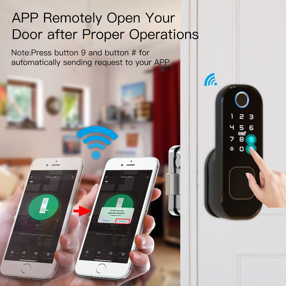 MOES WiFi Tuya Smart Lock Door - Smart Home Hotel 리뷰 및 가격