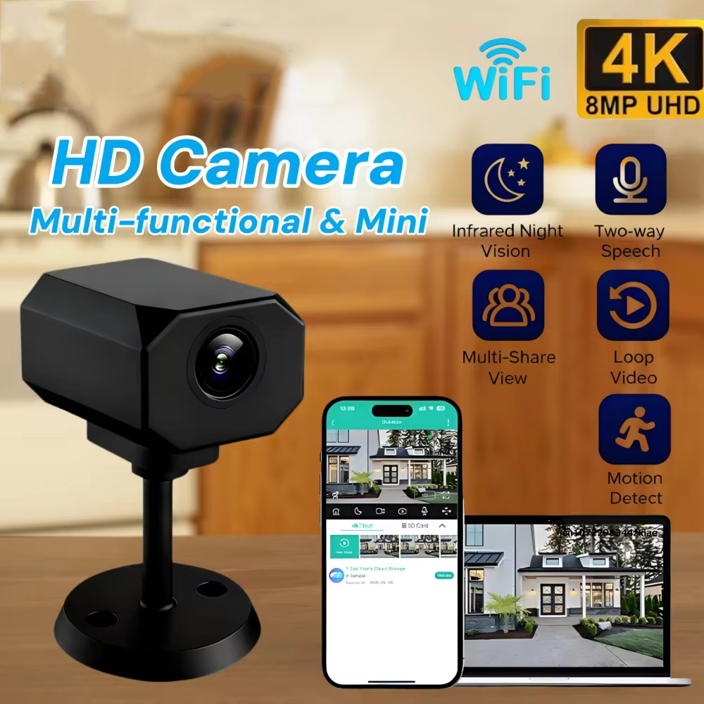 4K HD WiFi Security Camera for - Smart Home Remote Control 리뷰 및 가격