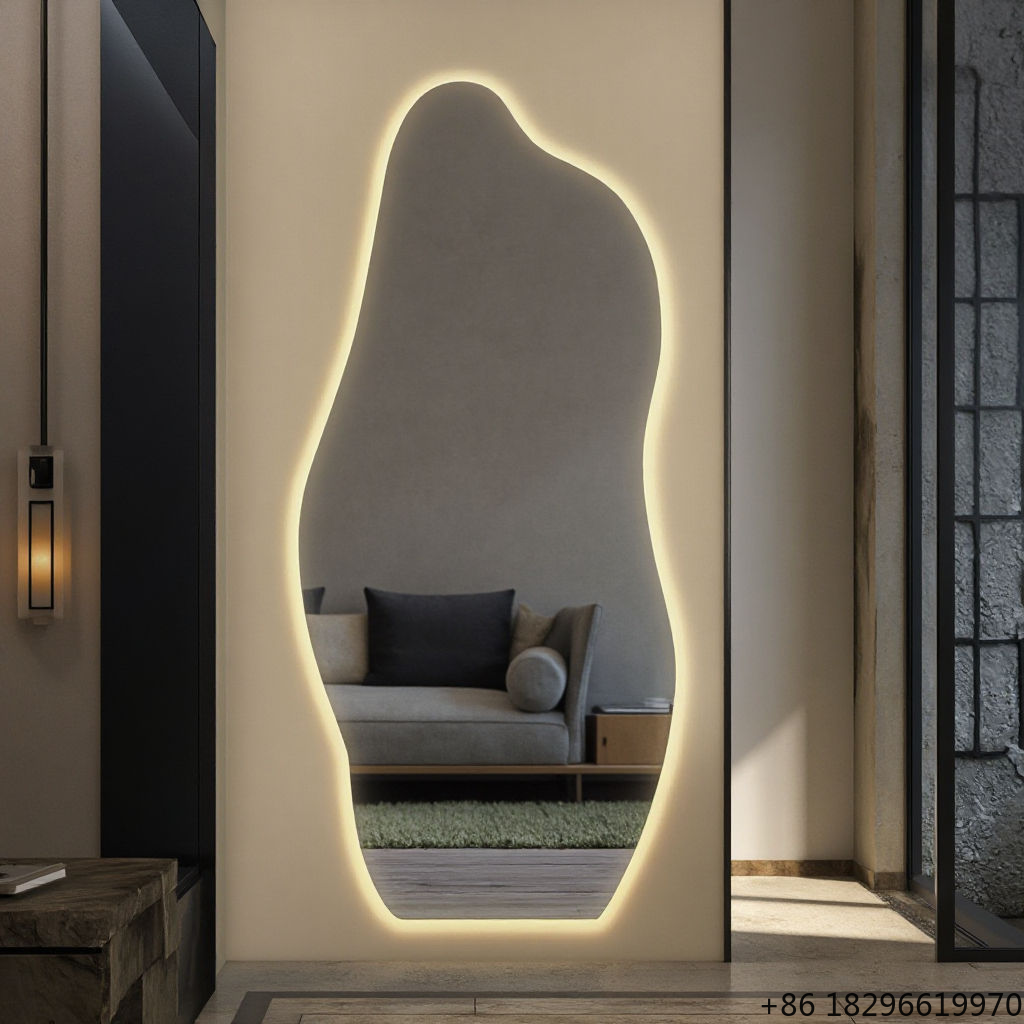 Irregular LED Bathroom Mirror  - Smart Home Hotel 리뷰 및 가격