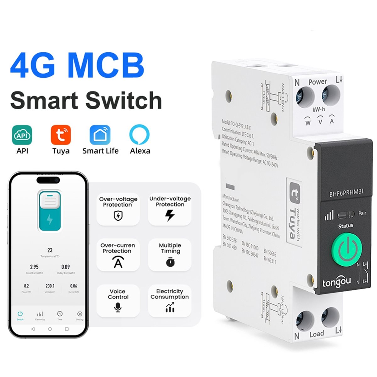 HOT!  UYA 4G LTE GSM MCB Smart - Smart Home In Us 리뷰 및 가격