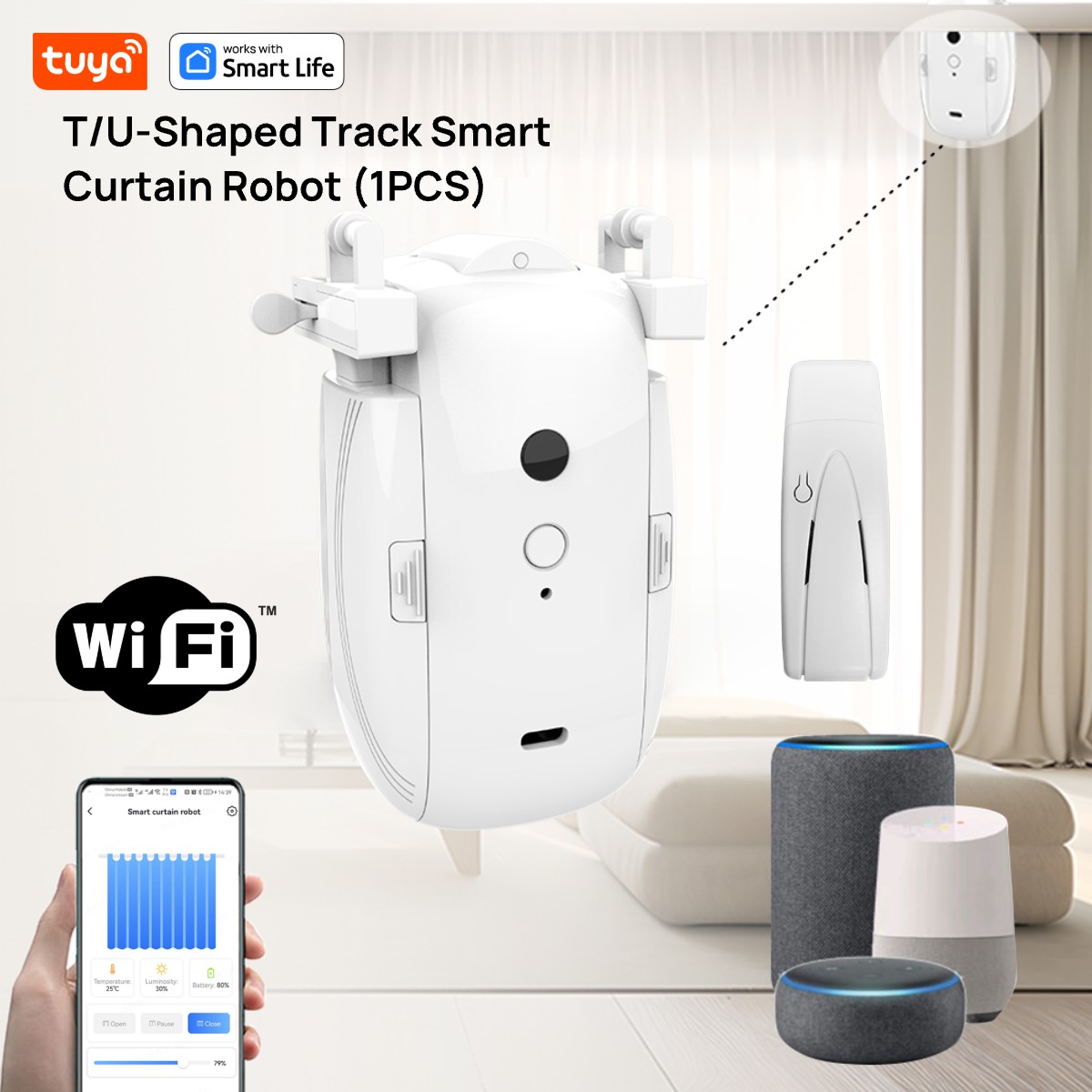 Tuya Smart WiFi Curtain Robot  - Smart Home Control Panel 리뷰 및 가격