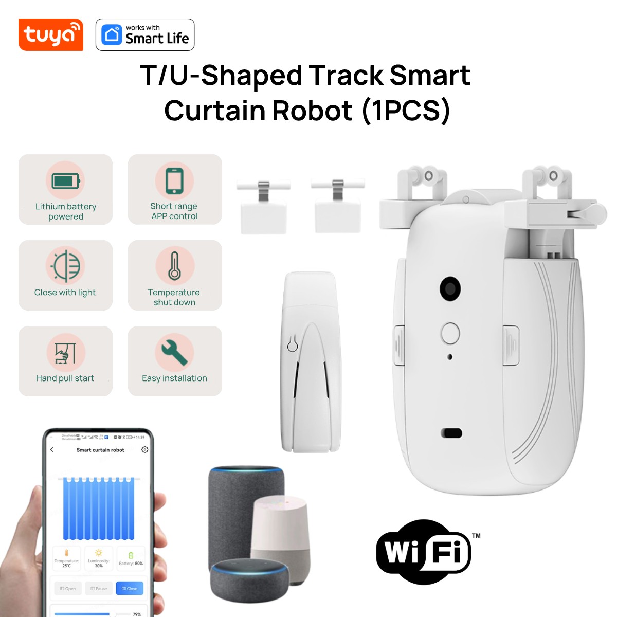 Tuya Smart WiFi Curtain Robot  - Smart Home Control Panel 리뷰 및 가격