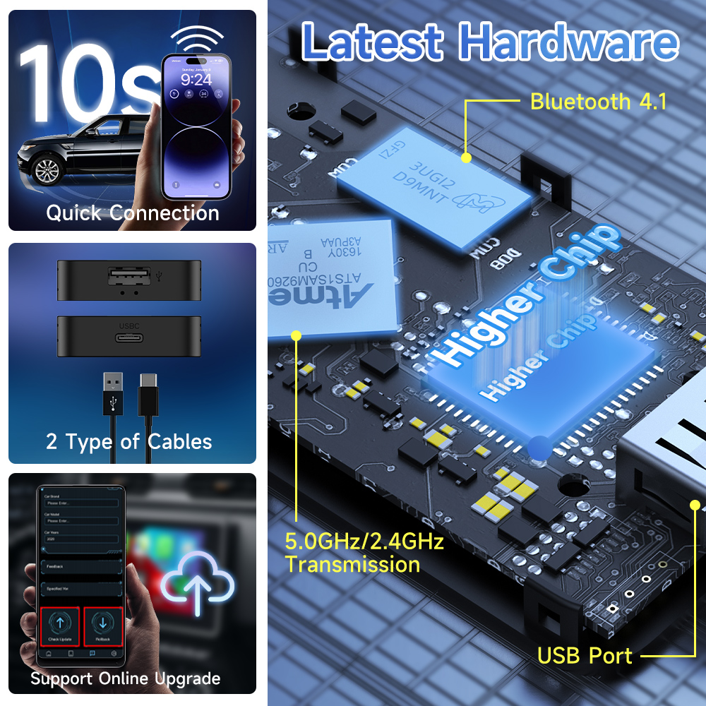 CarlinKit 5.0 Wired to Wireles - Smart Home Wiz 리뷰 및 가격