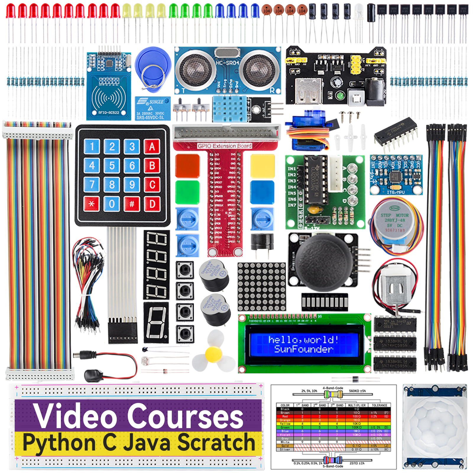 SunFounder Starter Kit for Ras - Smart Home Demo Kit 리뷰 및 가격