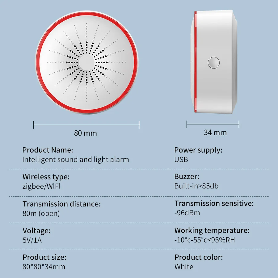 Tuya WiFi ZigBee Smart Alarm S - Smart Home Full System 리뷰 및 가격