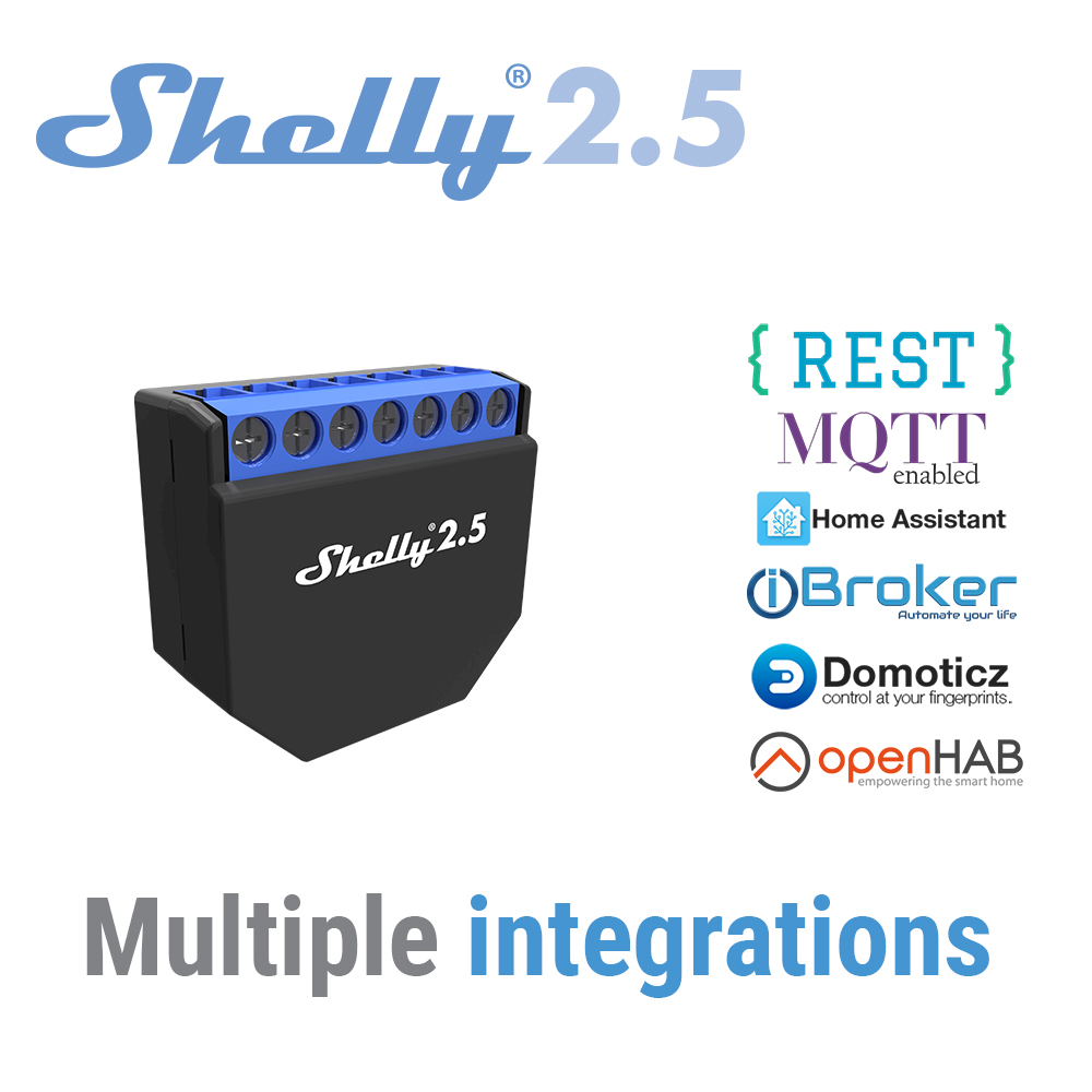 Shelly 2.5 Smart Home Double R - Smart Home Open Source 리뷰 및 가격