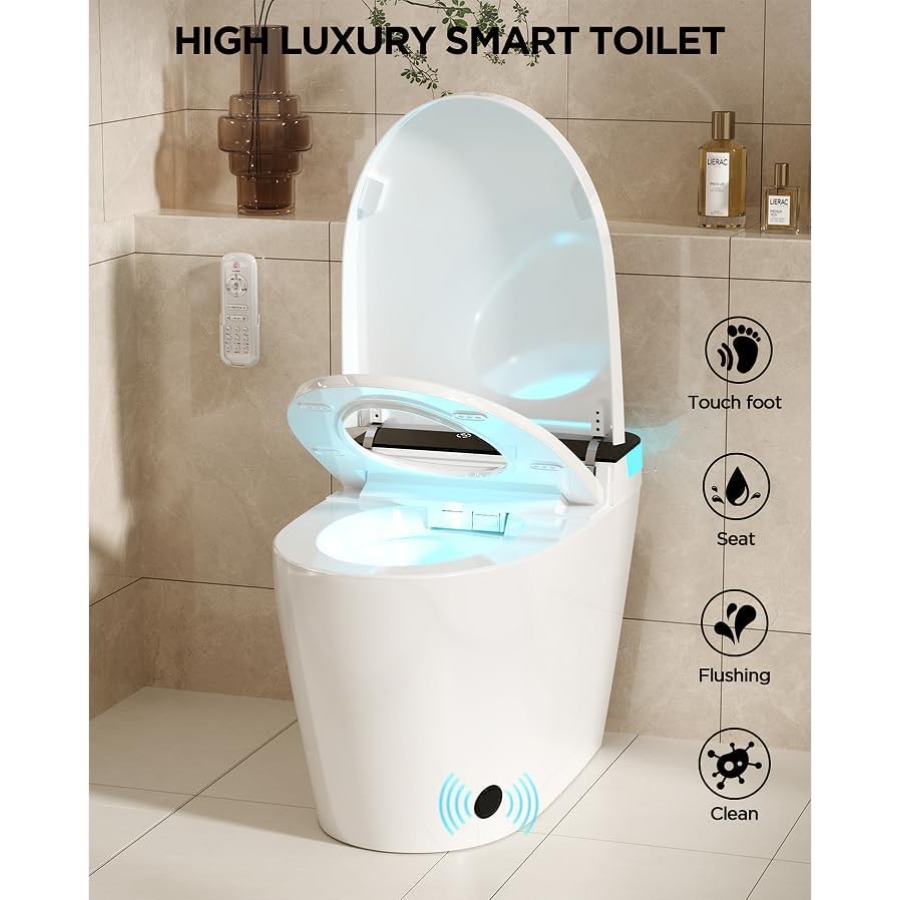 Bathroom smart toilet with hea - Smart Home Remote Control 리뷰 및 가격