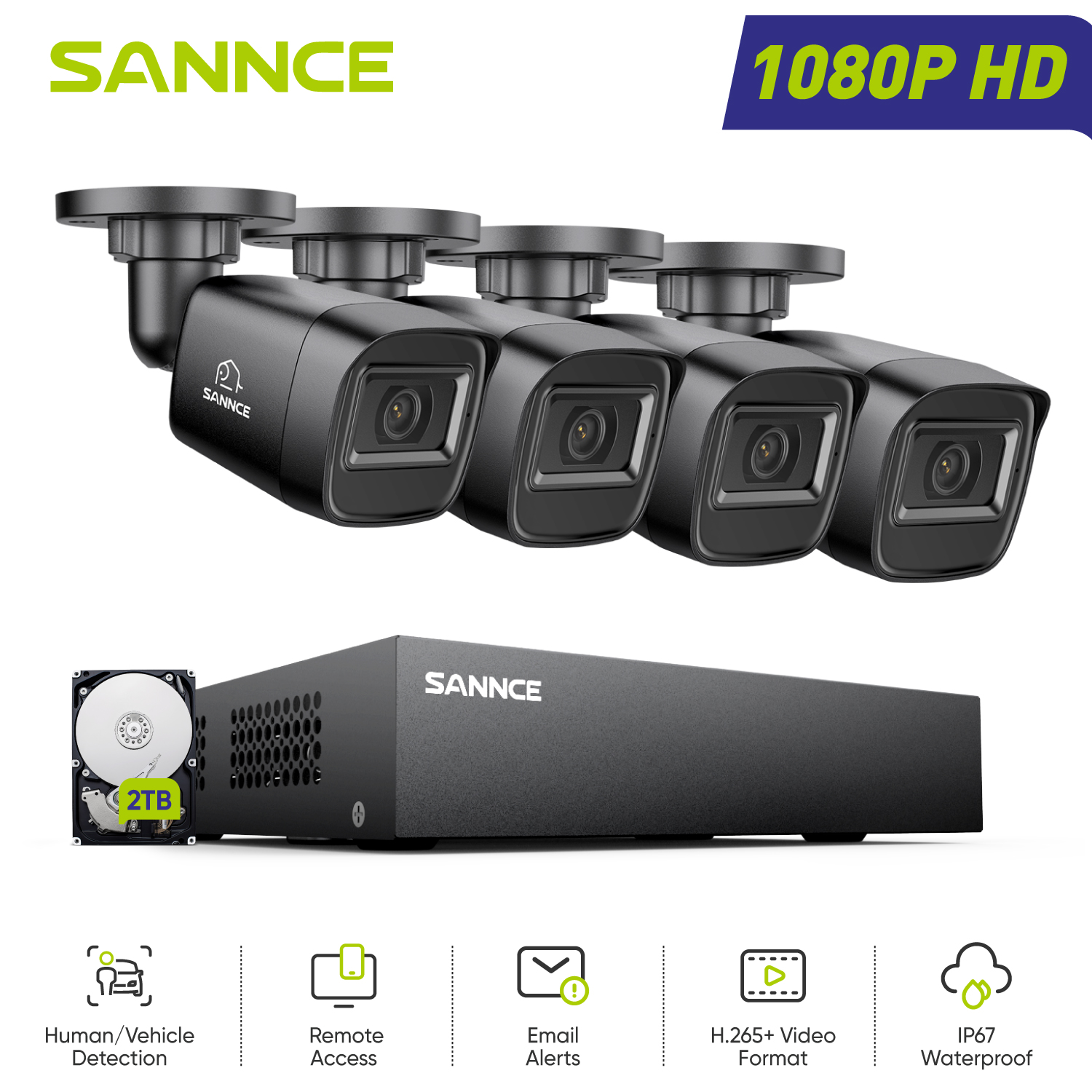 SANNCE 1080P Security Camera S - Smart Home Full System 리뷰 및 가격