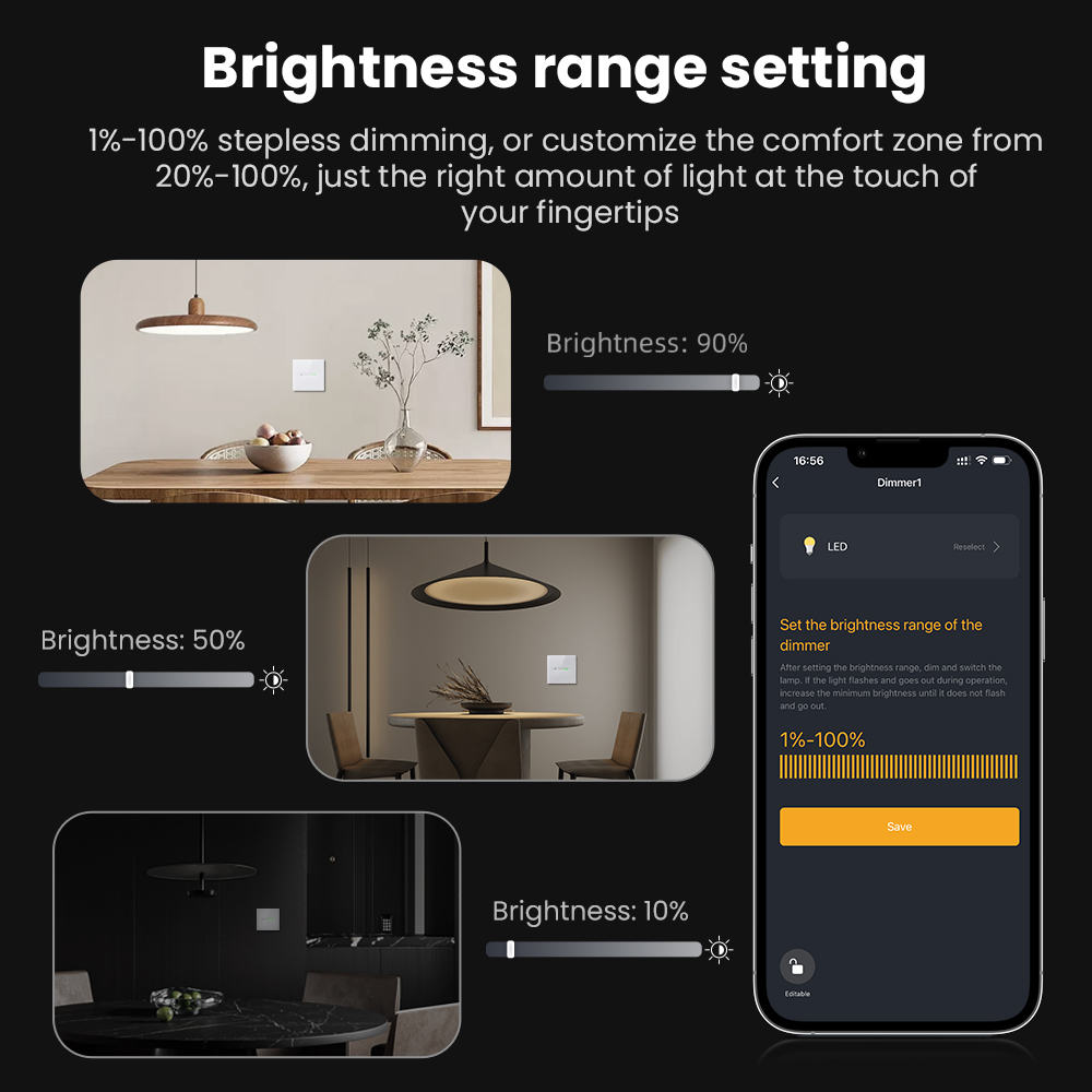 AVATTO WiFi 1/2 Gang Smart Dim - Smart Home Control Panel 리뷰 및 가격