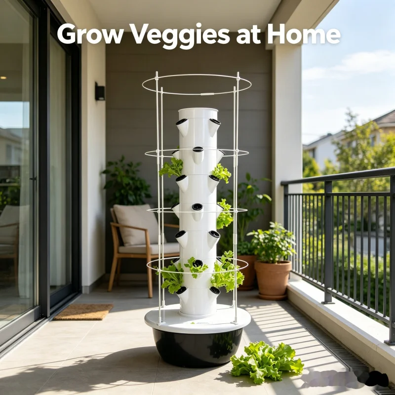 Smart Vertical Hydroponic Towe - Smart Home Kits 리뷰 및 가격