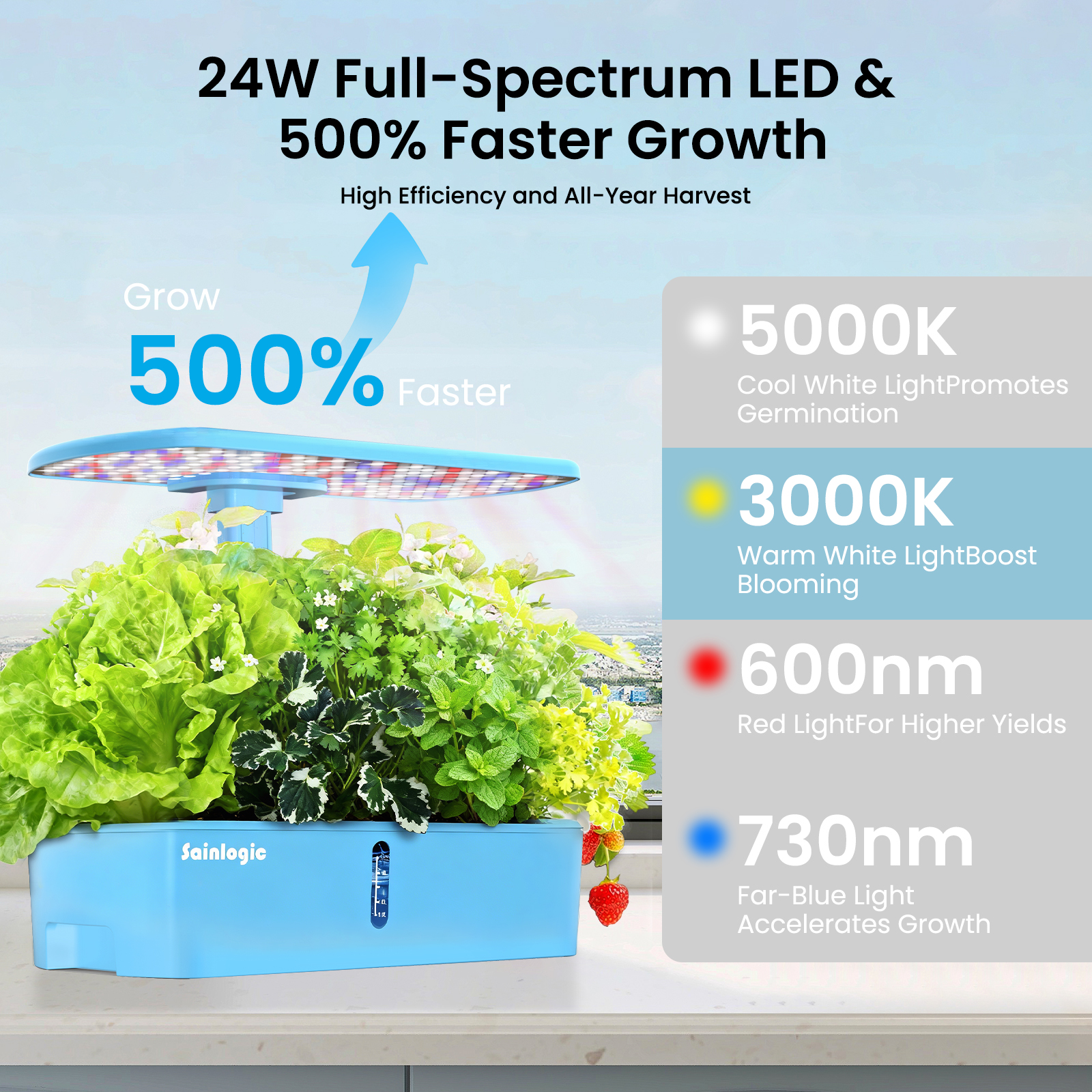 Smart Hydroponics Growing Syst - Smart Home In Us 리뷰 및 가격