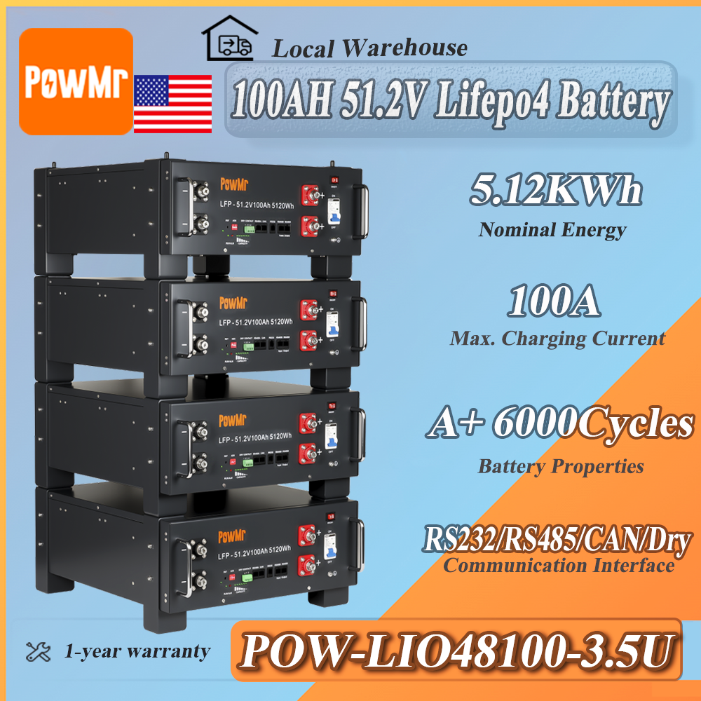 PowMr 51.2V 100Ah LiFePO4 Batt - Home Smart Kettle 리뷰 및 가격
