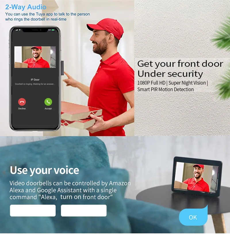 Door Intercom Doorbell, 10.1 I - Wifi Doorbell Camera 리뷰 및 가격