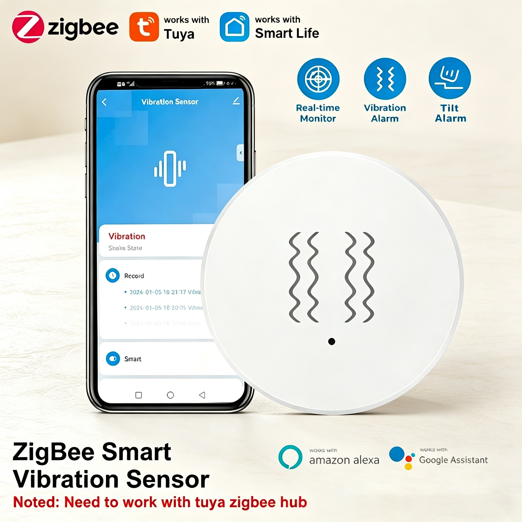 Tuya ZigBee Smart Vibration &  - Smart Home Full System 리뷰 및 가격