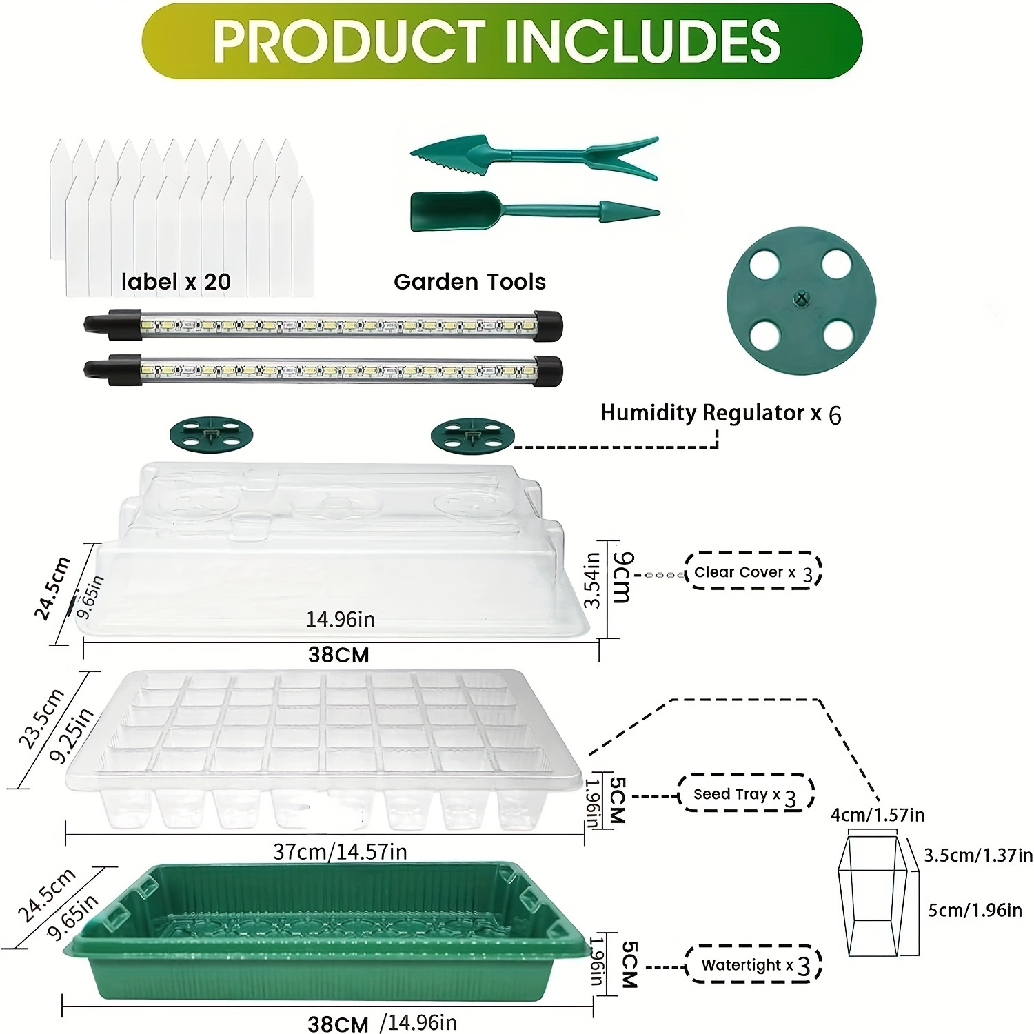 Seed Starter Trays With High D - Smart Home Kits 리뷰 및 가격