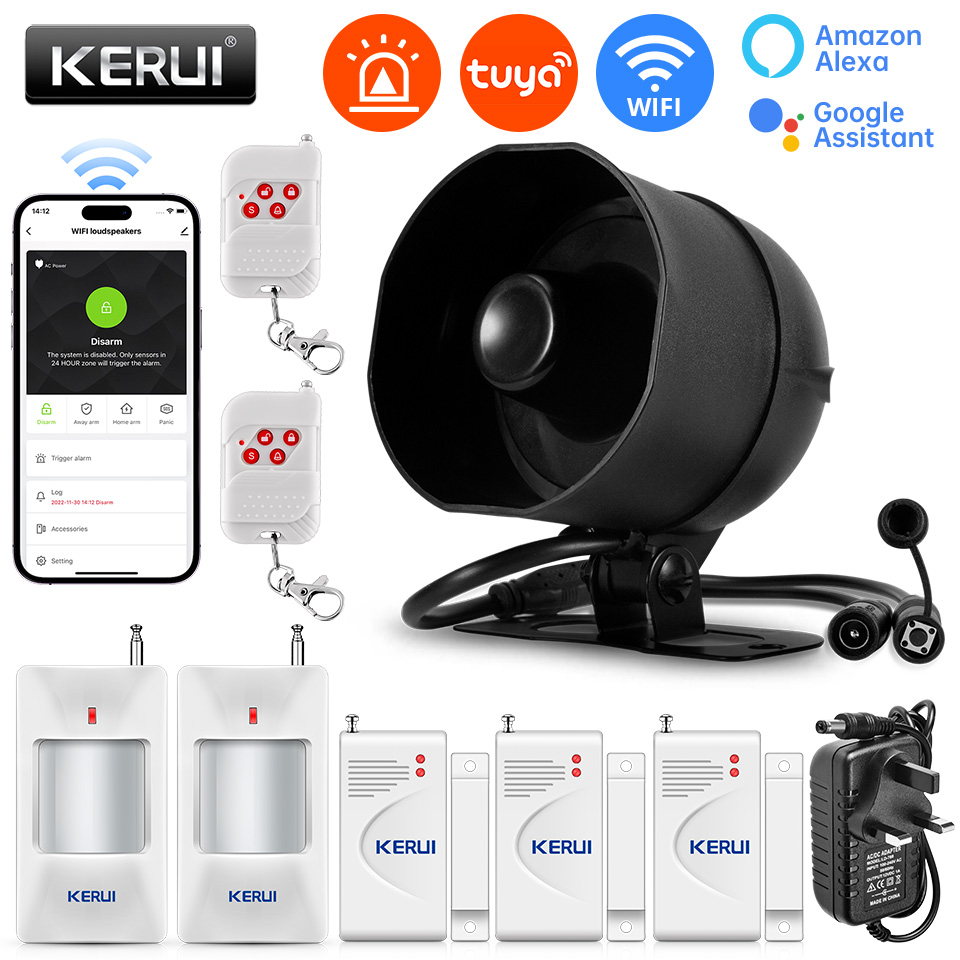 KERUI 120db Siren Alarm System - Smart Home Demo Kit 리뷰 및 가격