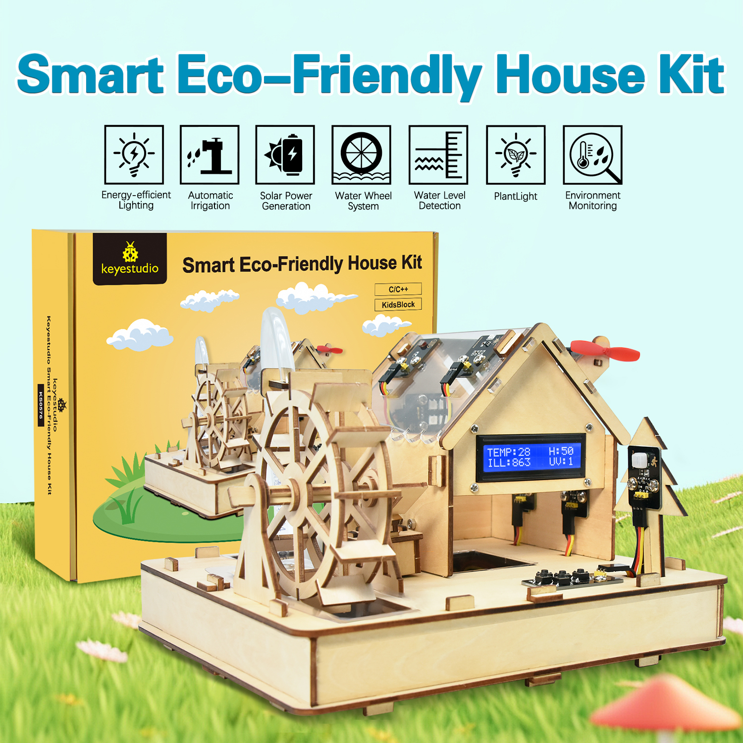 Keyestudio Smart Eco-Friendly  - Smart Home Demo Kit 리뷰 및 가격