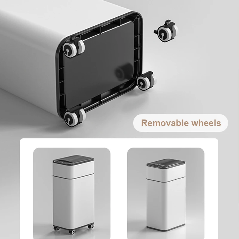 Smart Trash Can with lid 15L/2 - Smart Home In Us 리뷰 및 가격