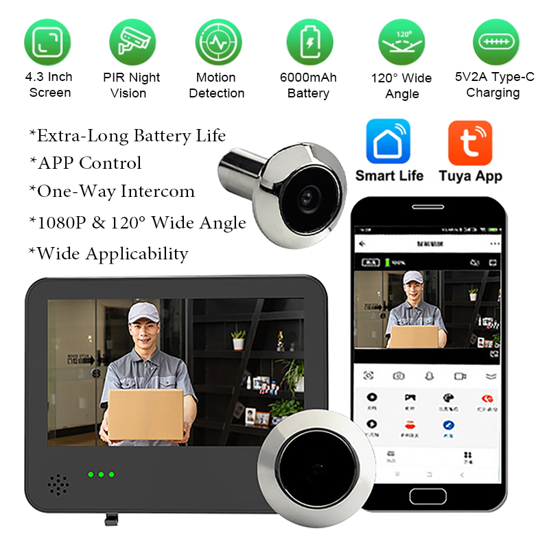 Tuya Smart WIFI Video Doorbell - Wifi Doorbell Camera 리뷰 및 가격