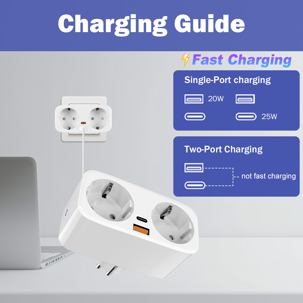 Tuya 16A WiFi Smart EU Plug PD - Smart Home Wiz 리뷰 및 가격