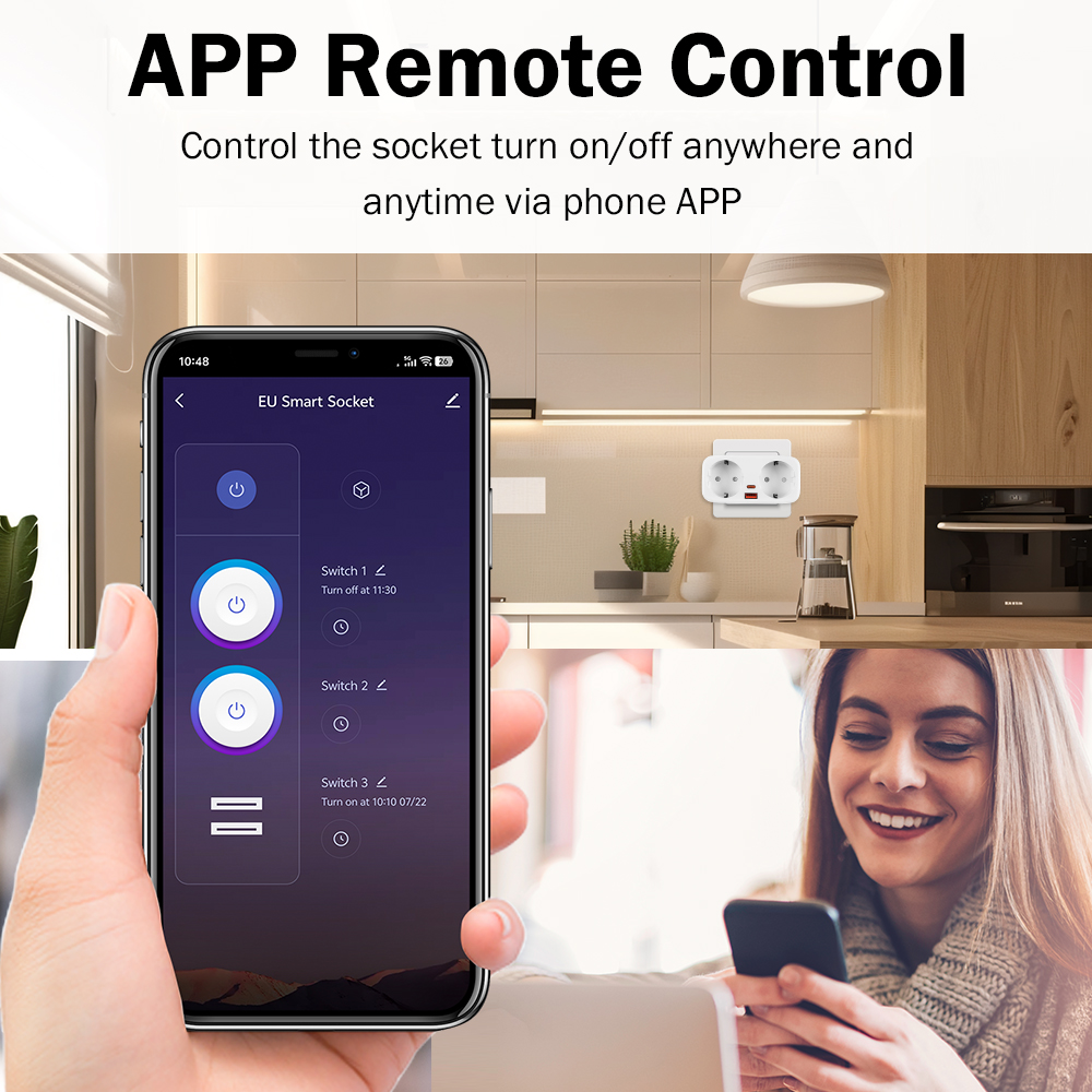 Tuya 16A WiFi Smart EU Plug PD - Smart Home Wiz 리뷰 및 가격