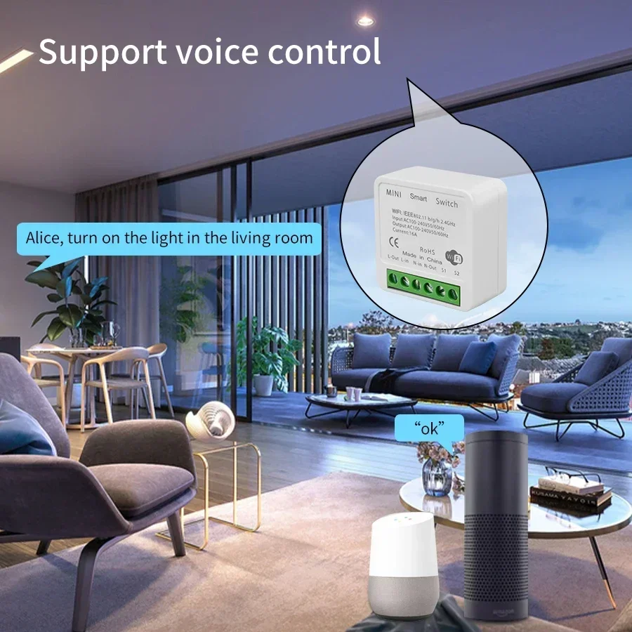 16A 20A Tuya Smart WiFi Switch - Smart Home Remote Control 리뷰 및 가격