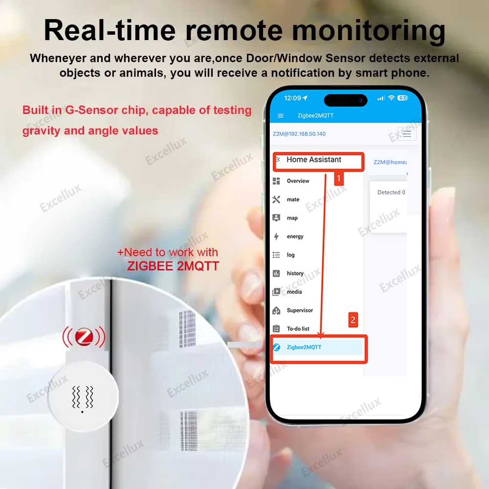 Zigbee 3.0 Smart Vibration Sen - Smart Home Tools 리뷰 및 가격