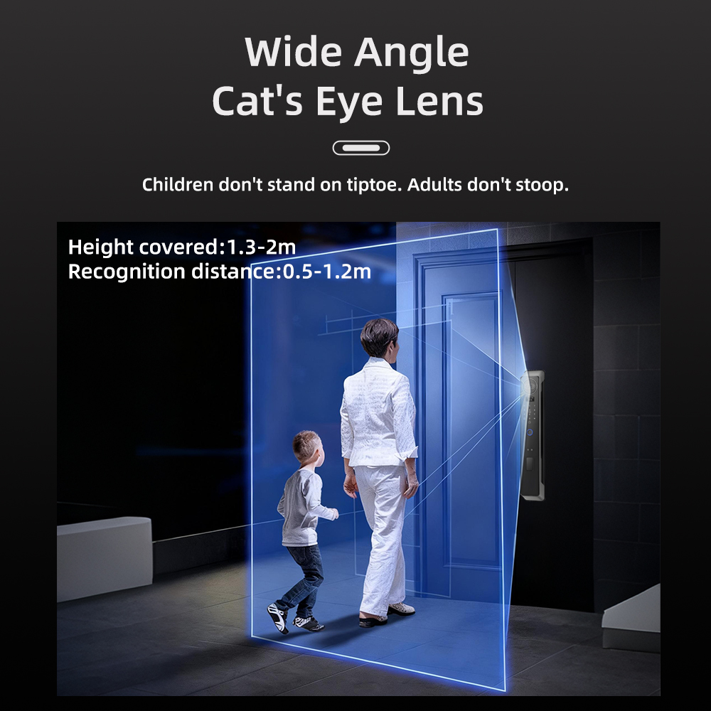 Wishome APP  Smart Lock 3D Fac - Wifi Doorbell Camera 리뷰 및 가격