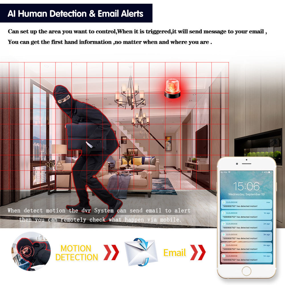 NINIVISION 8CH 4K AHD DVR AI H - Smart Home Microsoft 리뷰 및 가격