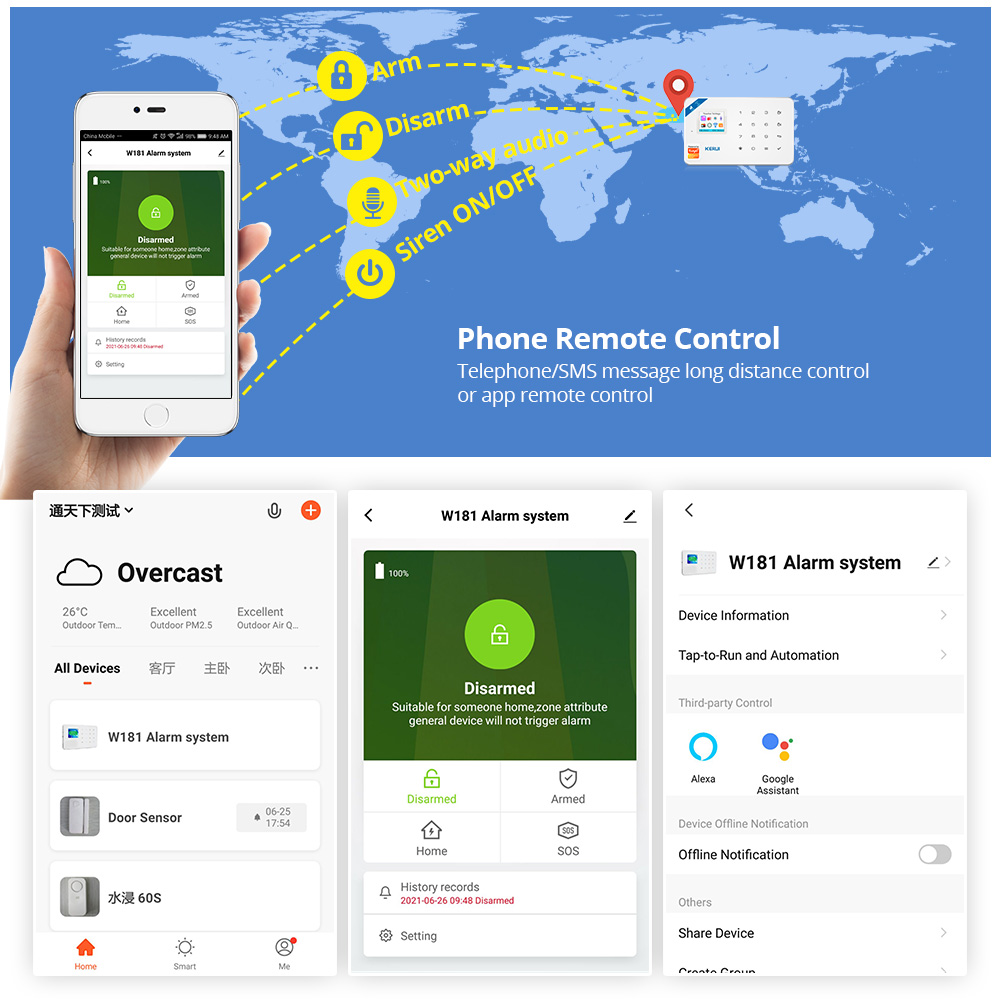 KERUI Security Alarm System Ki - Smart Home Demo Kit 리뷰 및 가격