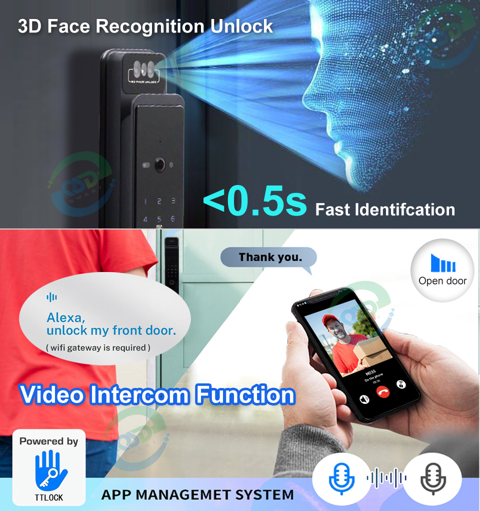WiFi Video Intercom Face Door  - Wifi Doorbell Camera 리뷰 및 가격