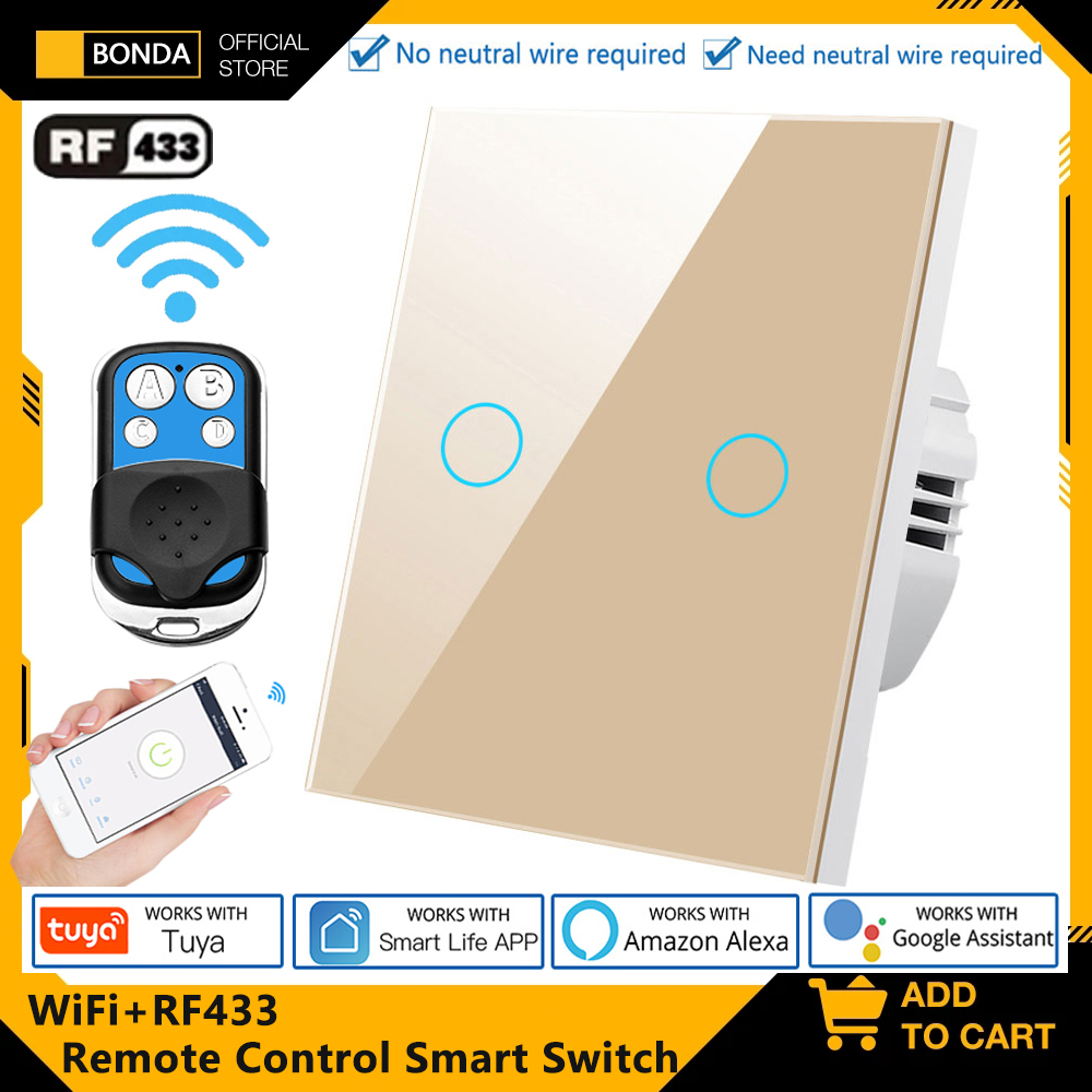 Tuya EU WiFi+RF433 Smart Remot - Smart Home Remote Control 리뷰 및 가격