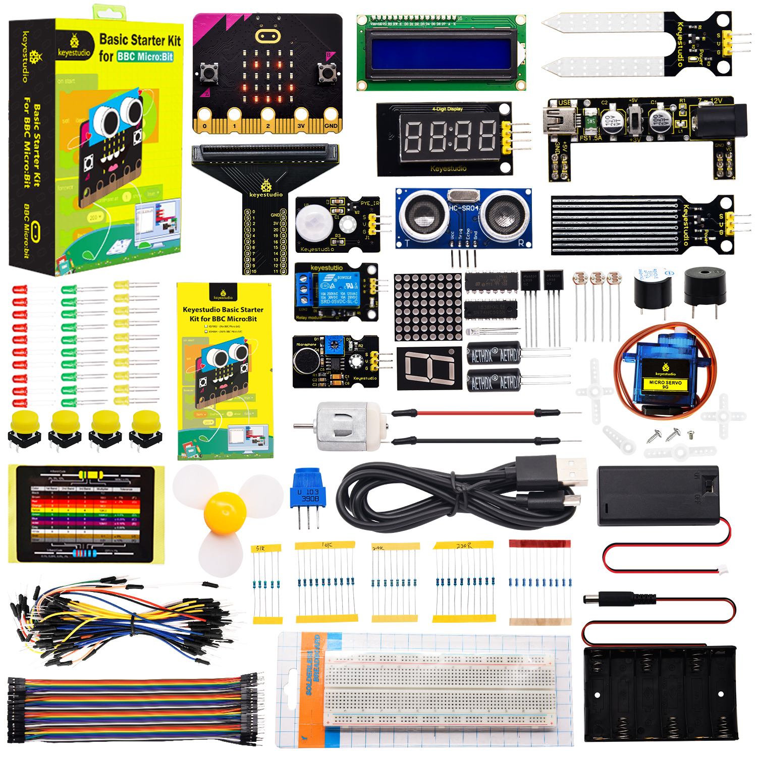 Keyestudio Microbit V2.2 Basic - Smart Home Demo Kit 리뷰 및 가격