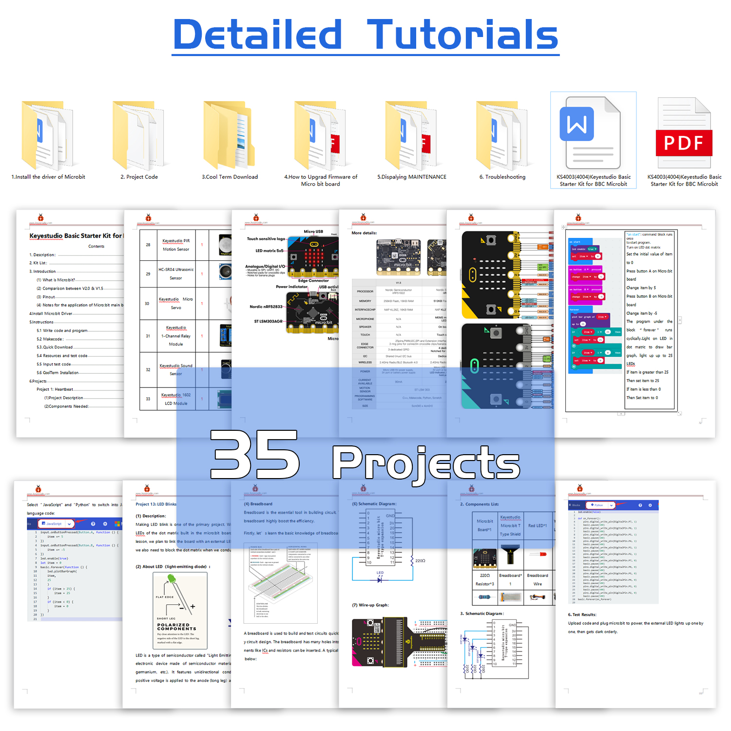 Keyestudio Microbit V2.2 Basic - Smart Home Demo Kit 리뷰 및 가격