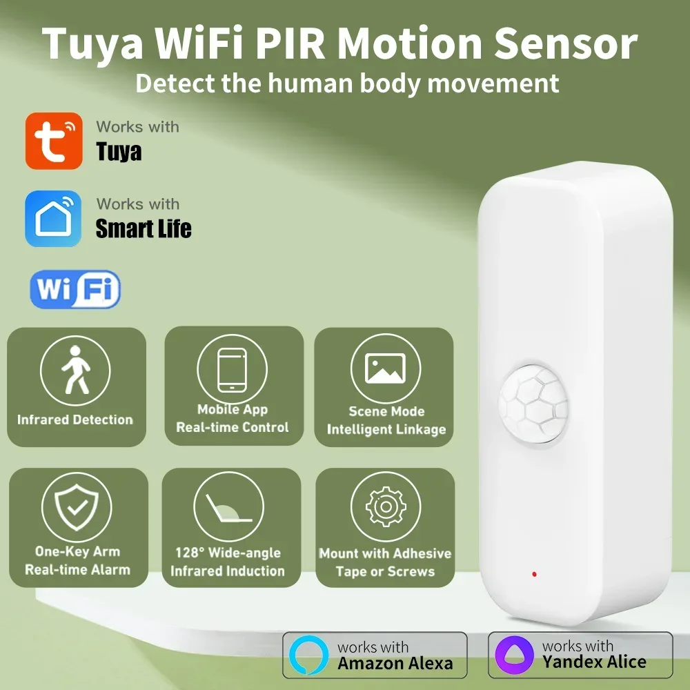 Tuya WiFI Motion Sensor PIR Sm - Smart Home Tools 리뷰 및 가격
