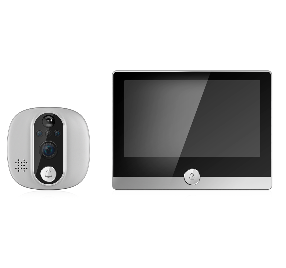4.3 Inch IPS Screen 2MP 1080P  - Wifi Doorbell Camera 리뷰 및 가격