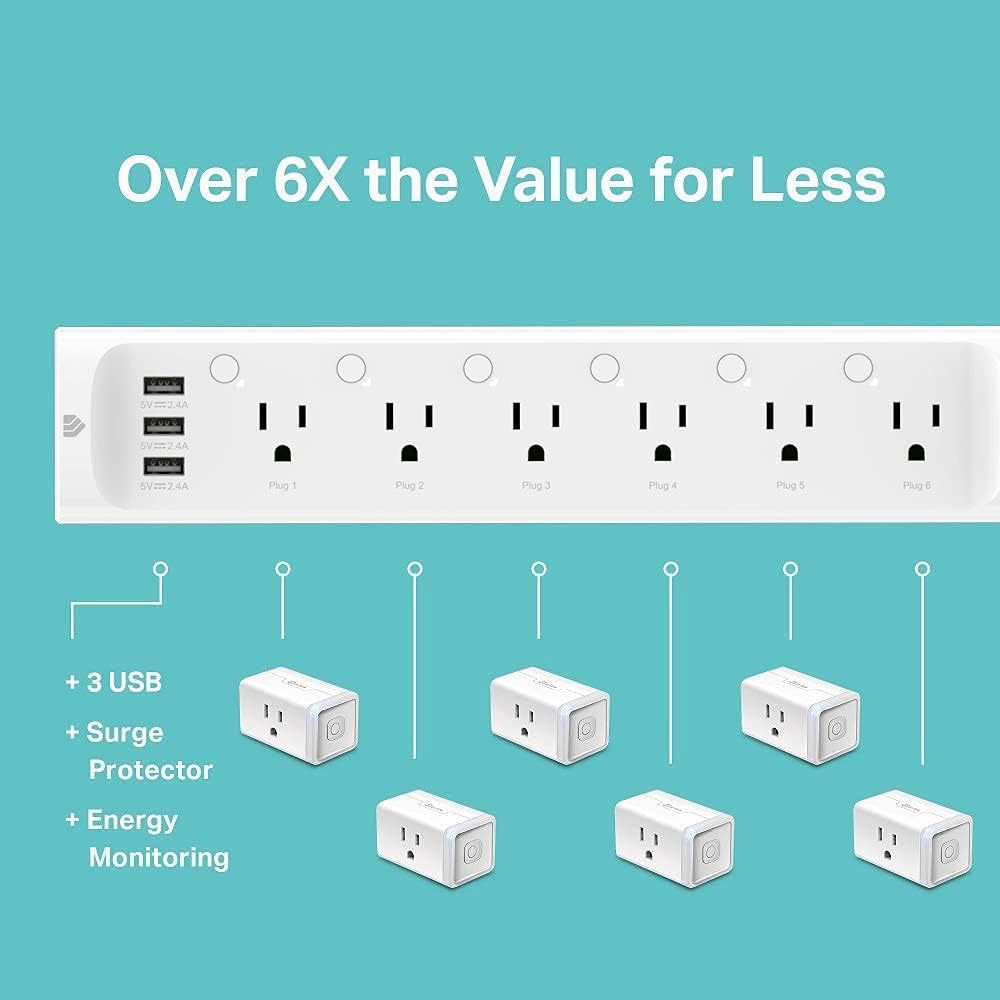 Kasa Smart Plug Power Strip HS - Smart Home In Us 리뷰 및 가격
