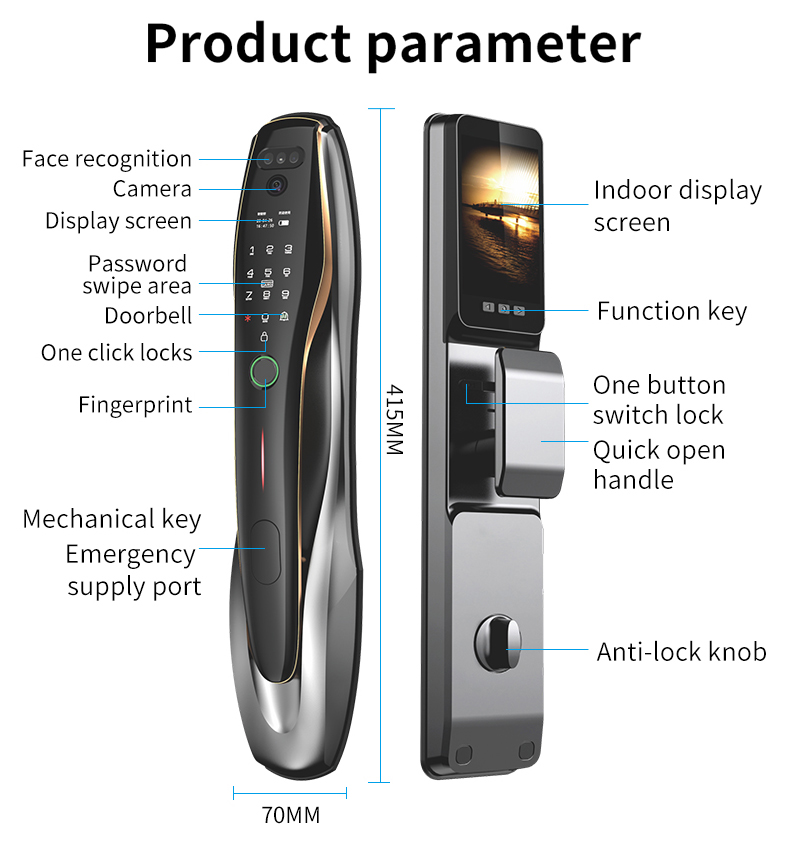 TYSH Tuya Security Fingerprint - Wifi Doorbell Camera 리뷰 및 가격